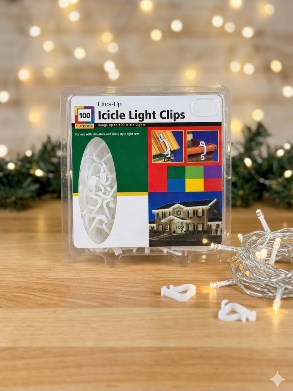 Lites-Up Icicle Light Clips
